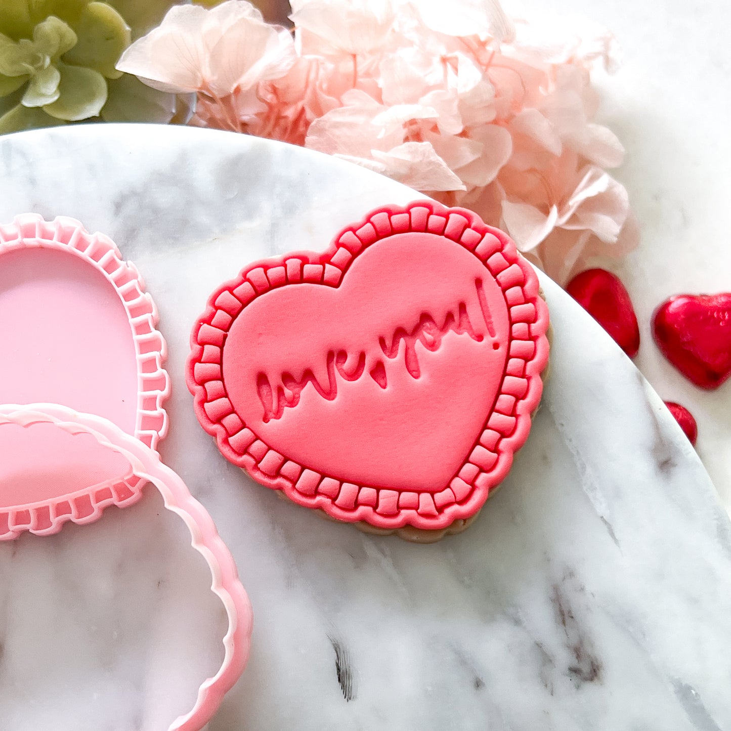 "Frilly Heart" - Cookie Cutter & Stamp