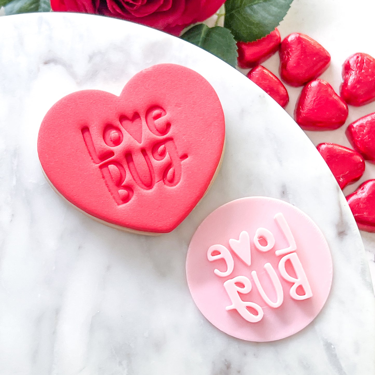 "Love Bug" - Fondant Stamp