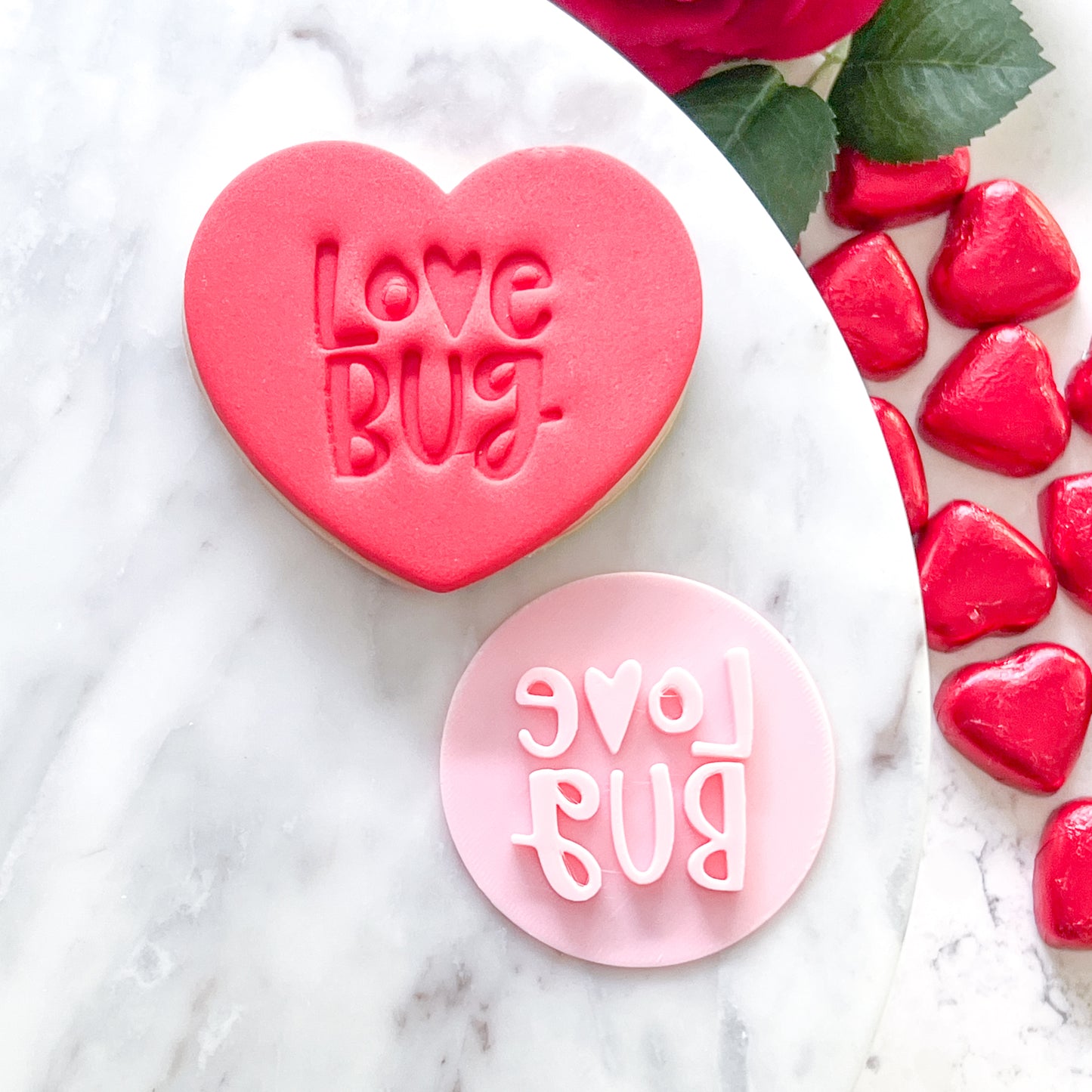 "Love Bug" - Fondant Stamp