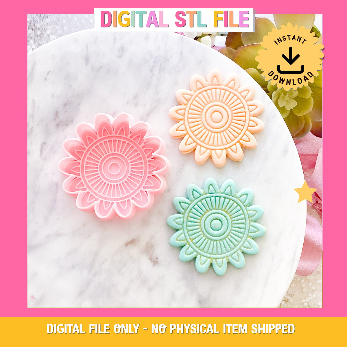 Mandala Style A - Cookie Cutter & Stamp