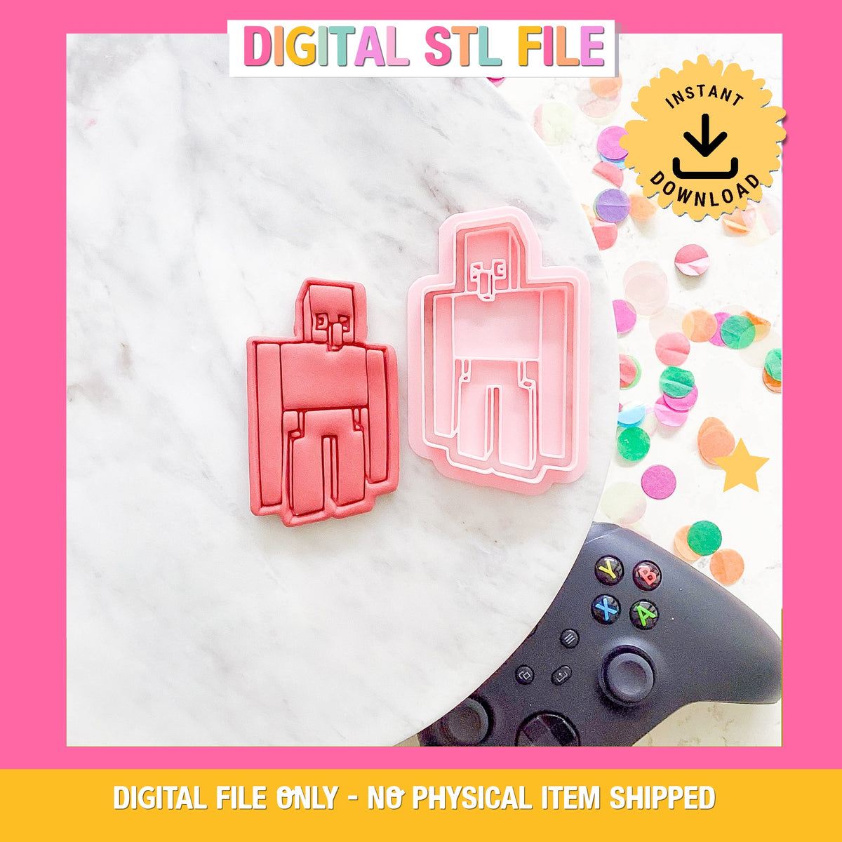 "Iron Golem" Cookie Cutter & Stamp