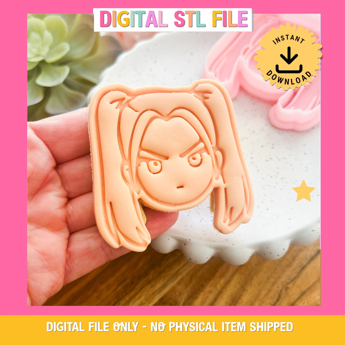 "Mira" Cookie Cutter & Stamp