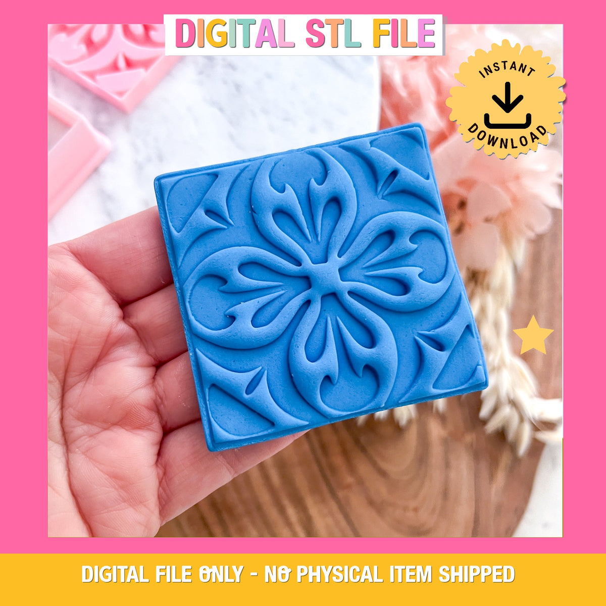 "Mosaic Tile" - Cookie Cutter & Stamp