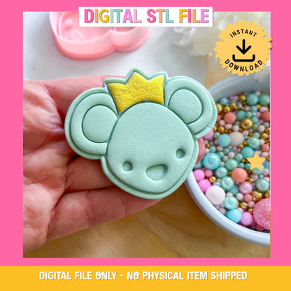 "Mouse King" Cookie Cutter & Stamp