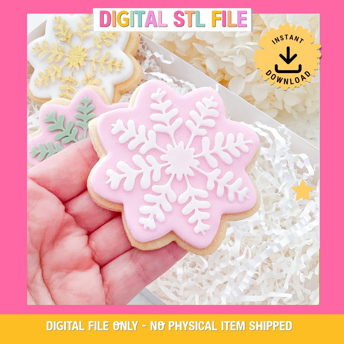 "Snowflake #3" - Cutter & Stamp Set