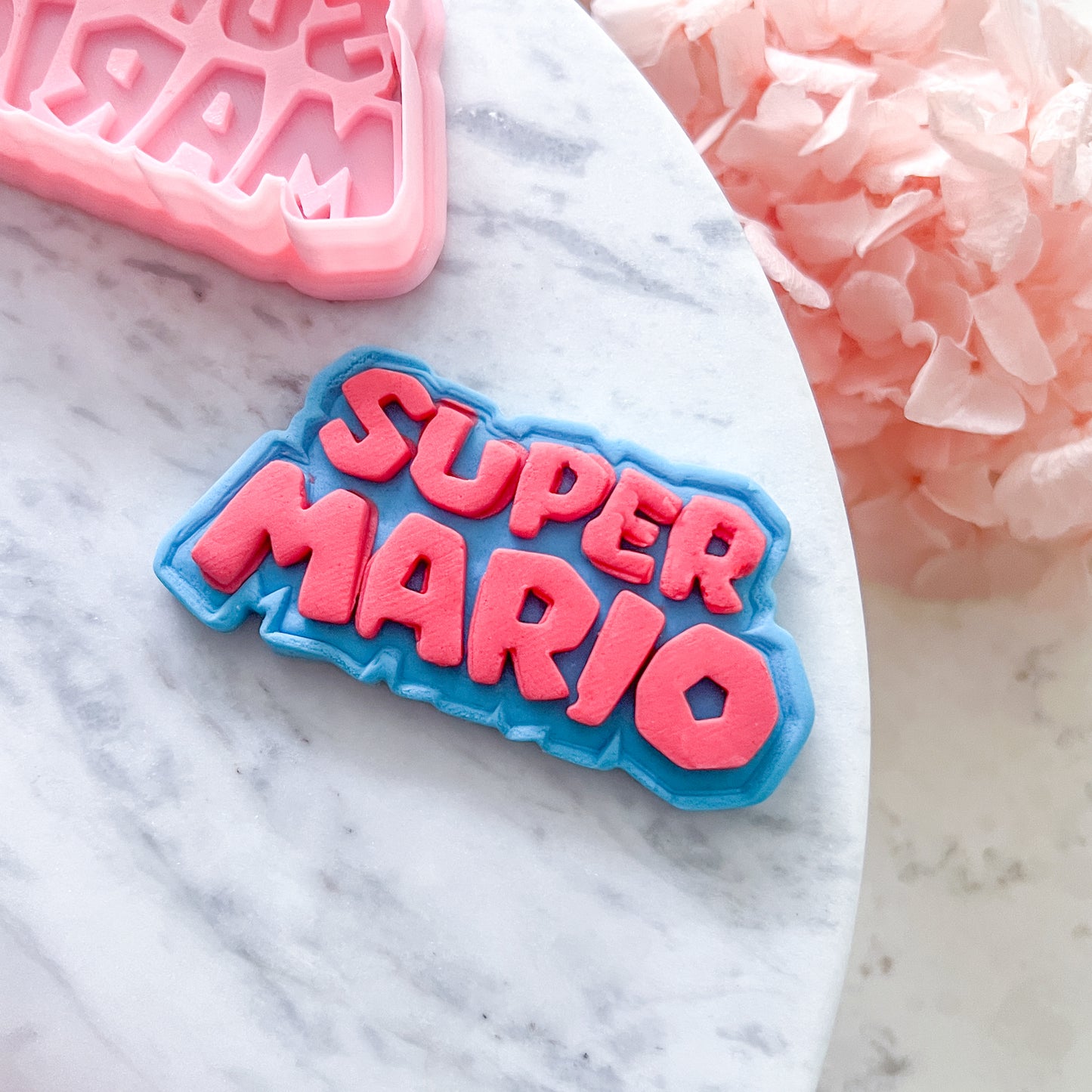 "Super Mario Logo" Cookie Cutter & Stamp