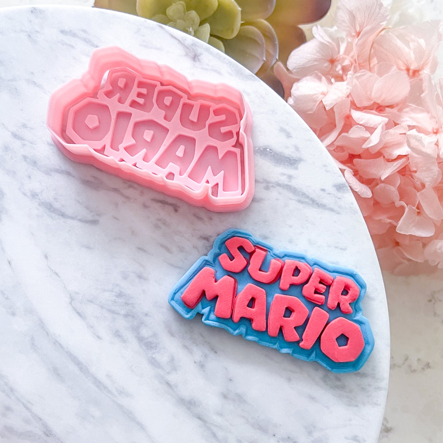 "Super Mario Logo" Cookie Cutter & Stamp