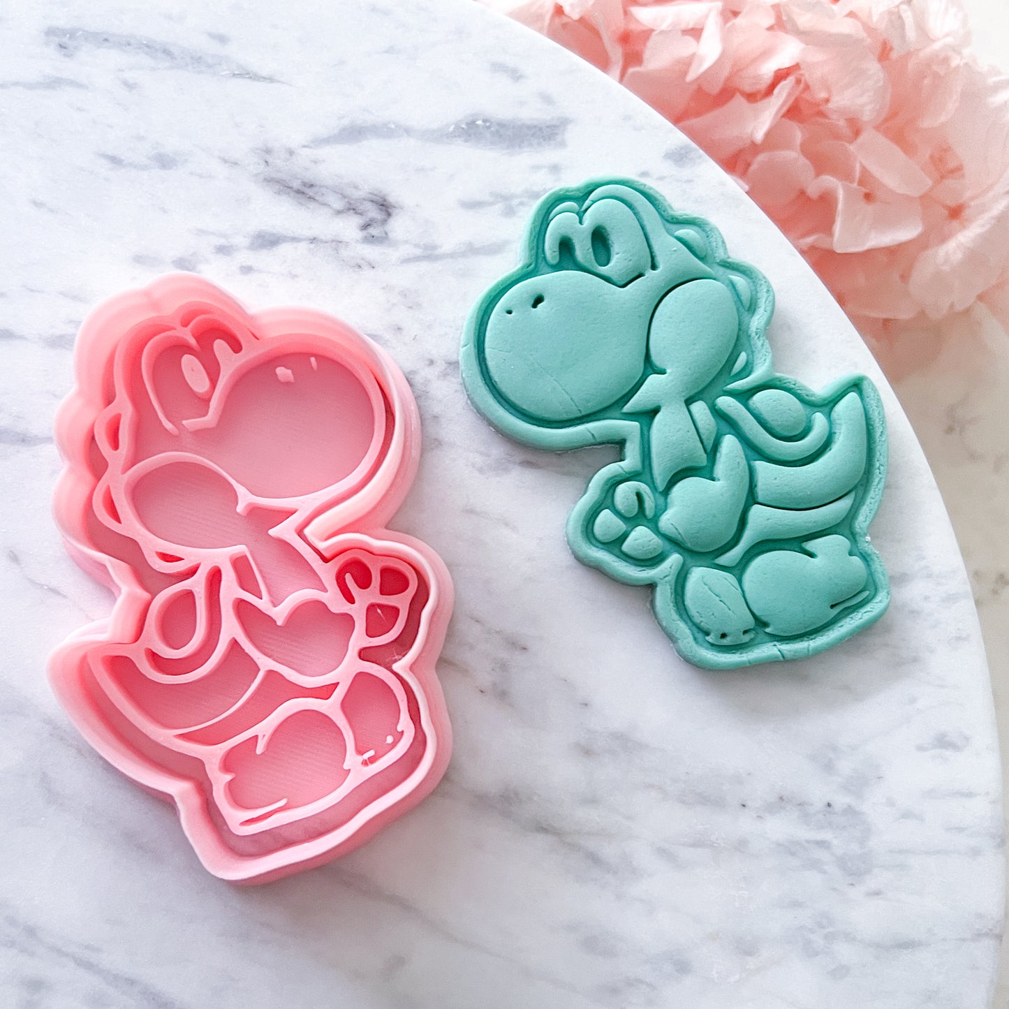 "Yoshi" Cookie Cutter & Stamp
