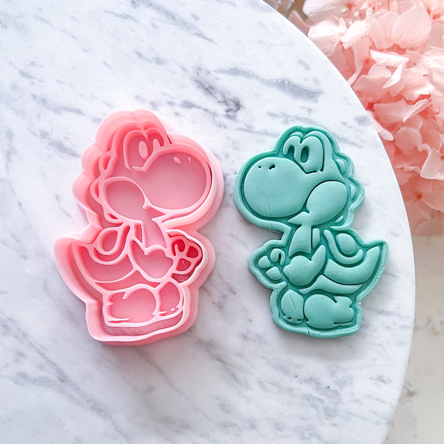 "Yoshi" Cookie Cutter & Stamp