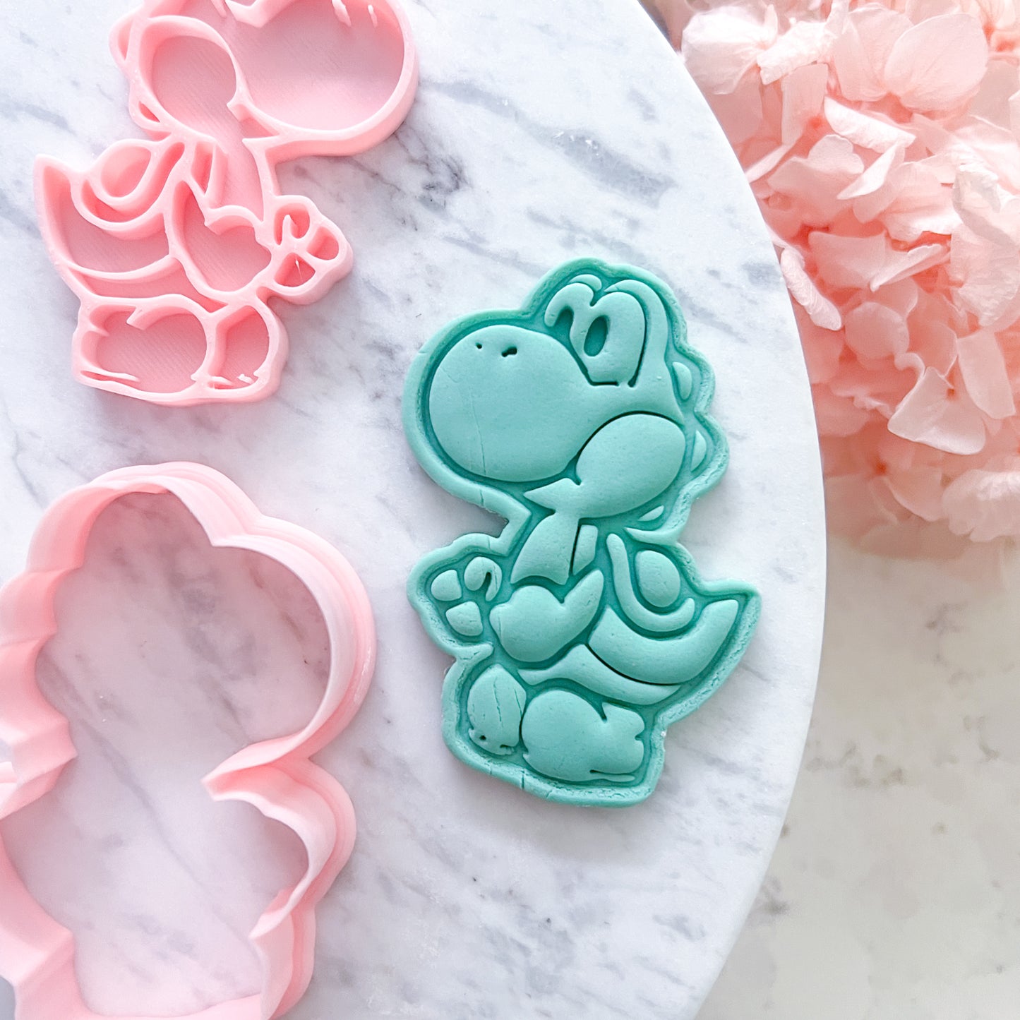 "Yoshi" Cookie Cutter & Stamp