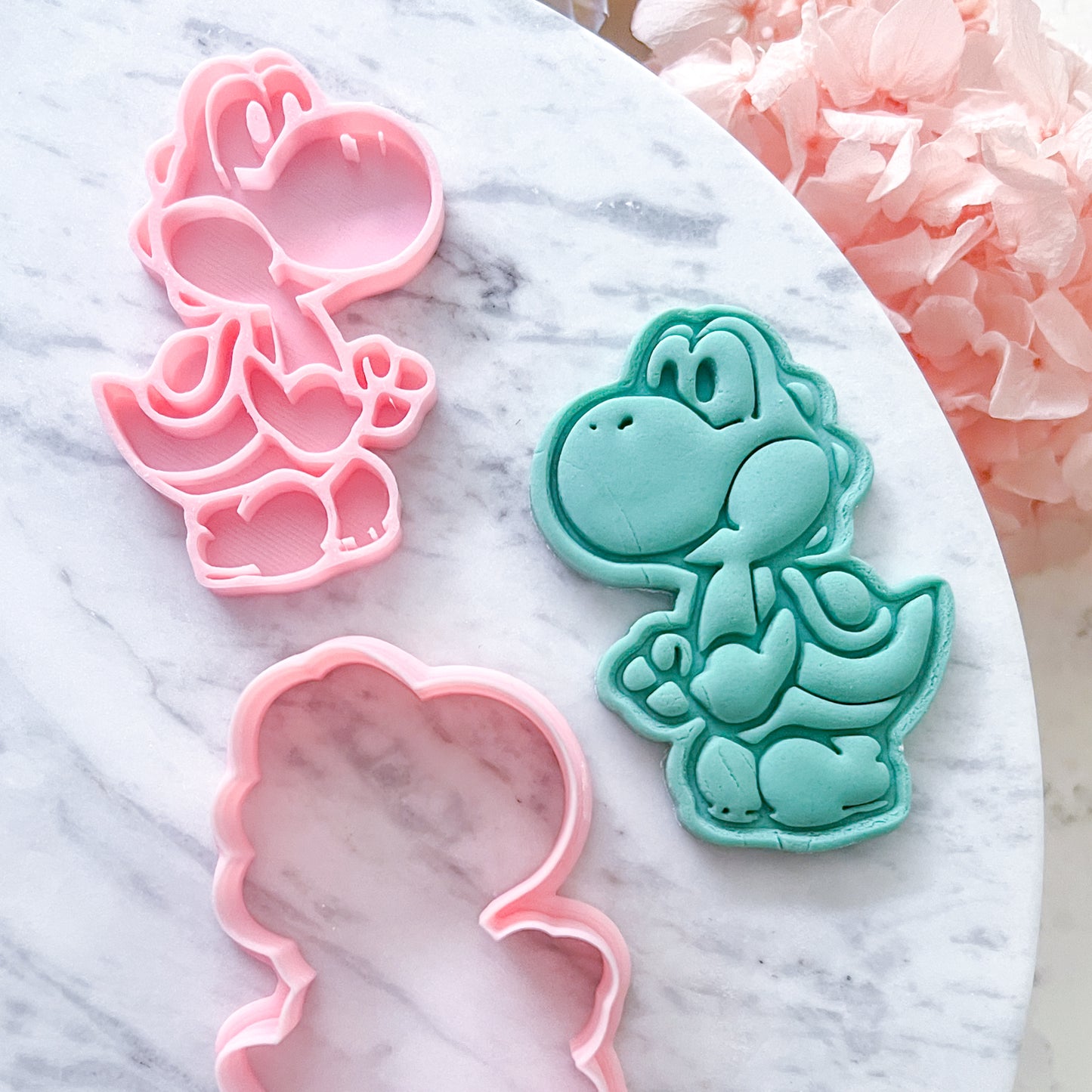 "Yoshi" Cookie Cutter & Stamp