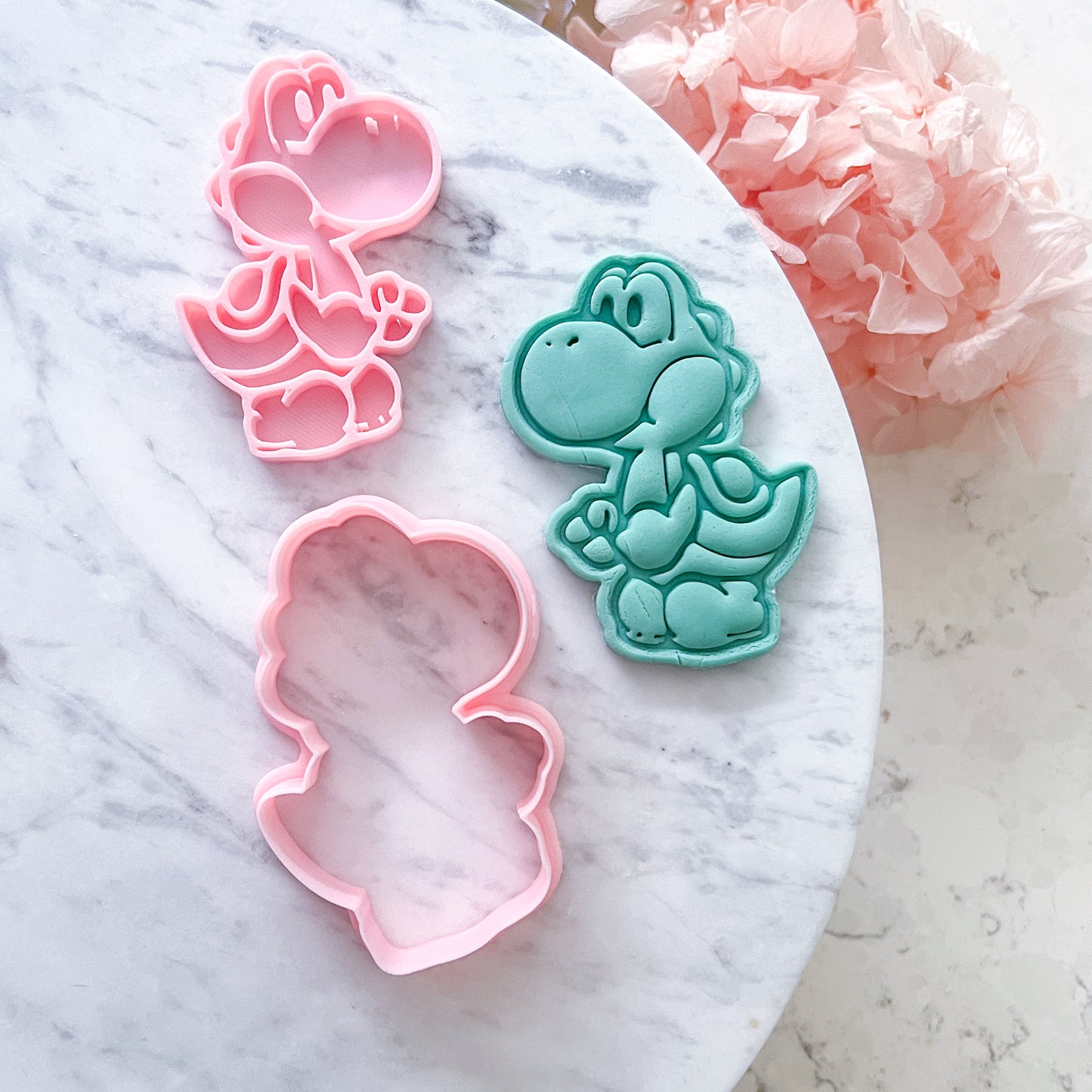 "Yoshi" Cookie Cutter & Stamp