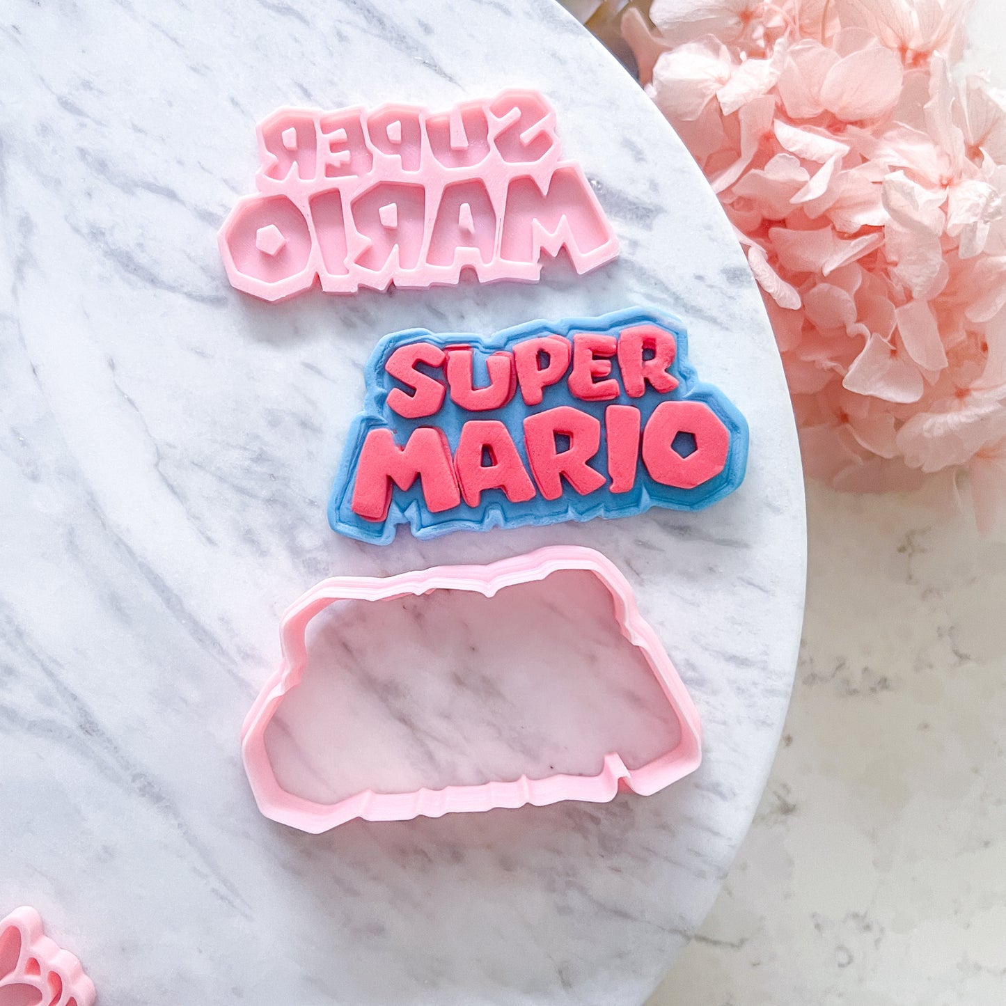 "Super Mario Logo" Cookie Cutter & Stamp