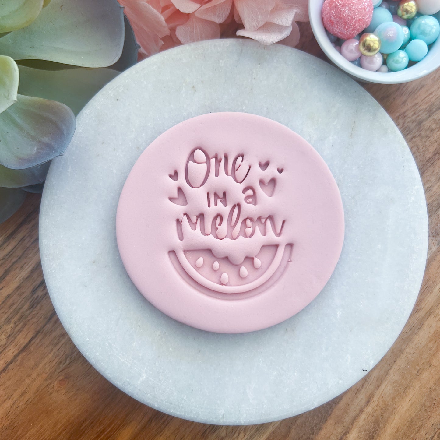 One in a Melon Stamp