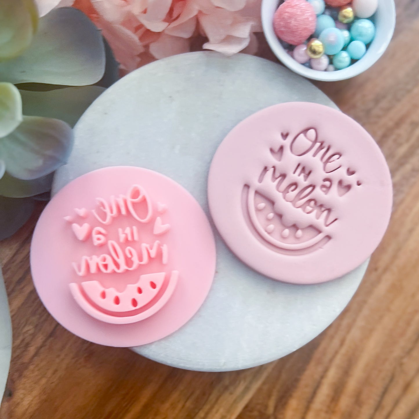 One in a Melon Stamp