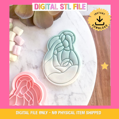 "Nativity Stained Glass" Cookie Cutter & Stamp