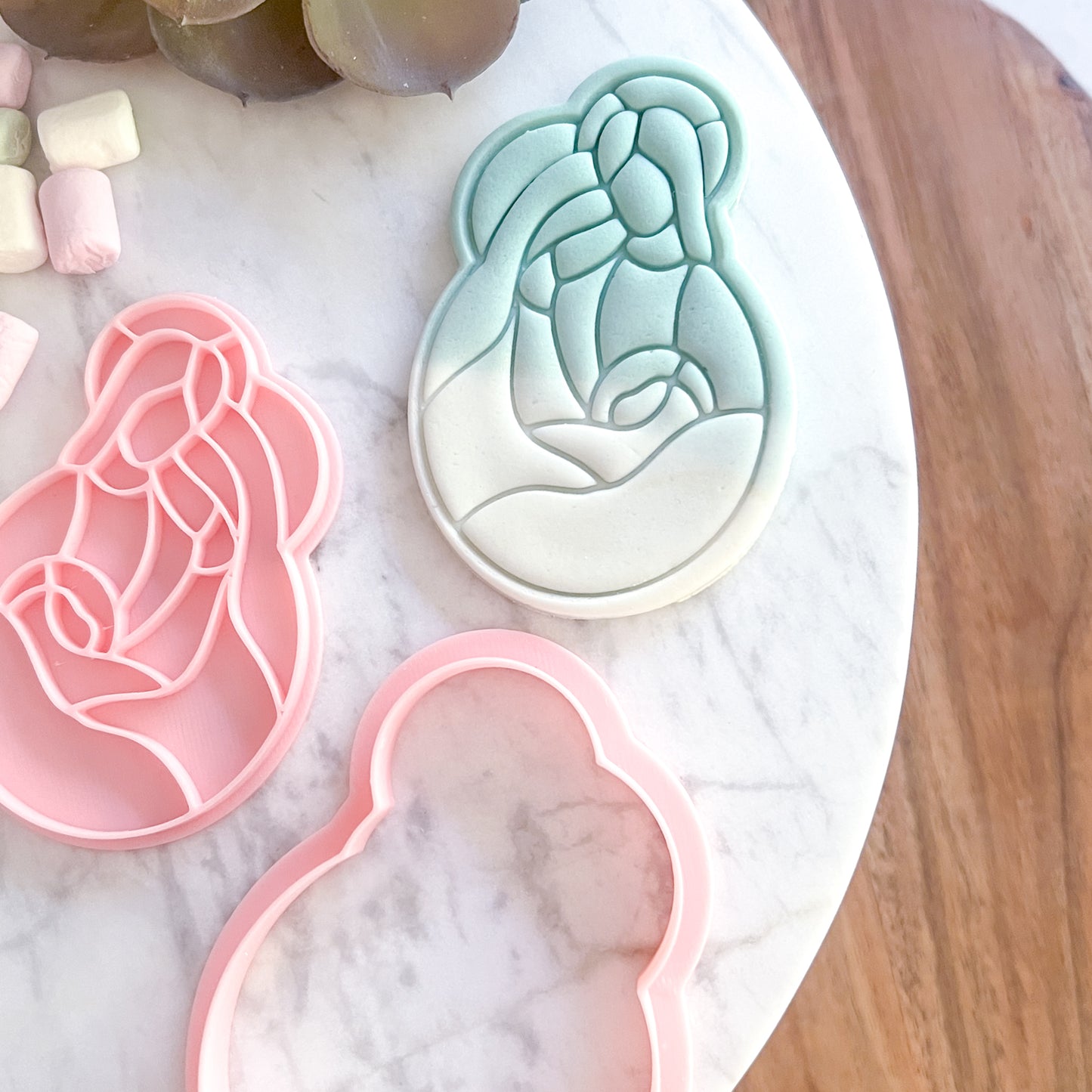 "Nativity Stained Glass" Cookie Cutter & Stamp