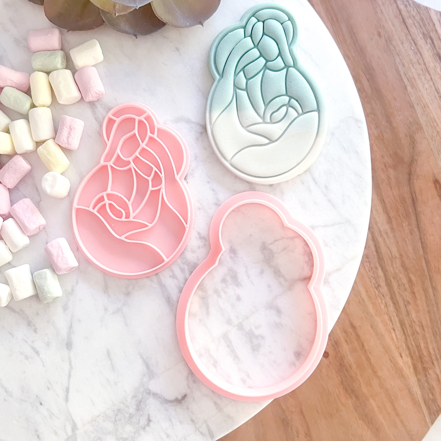 "Nativity Stained Glass" Cookie Cutter & Stamp