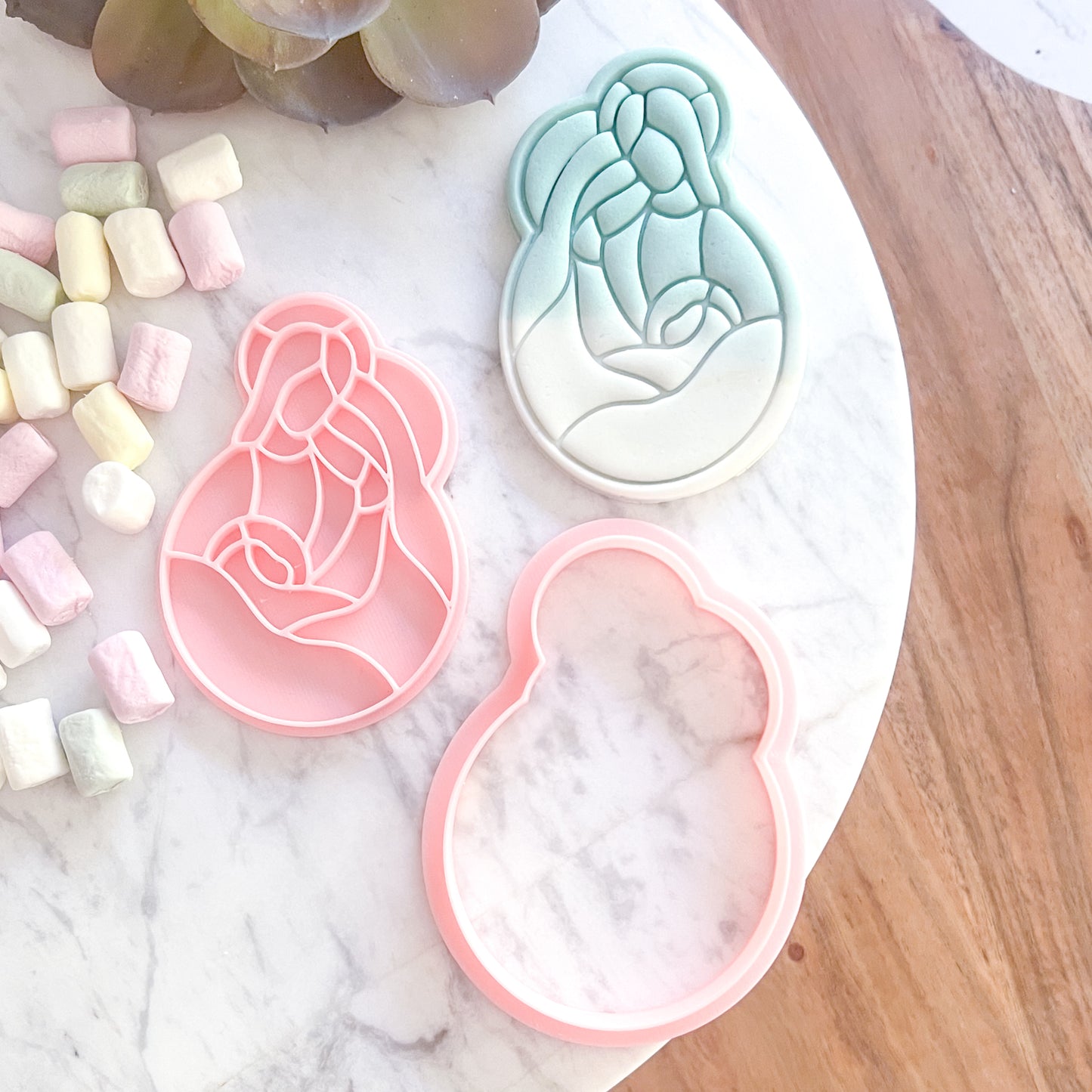 "Nativity Stained Glass" Cookie Cutter & Stamp