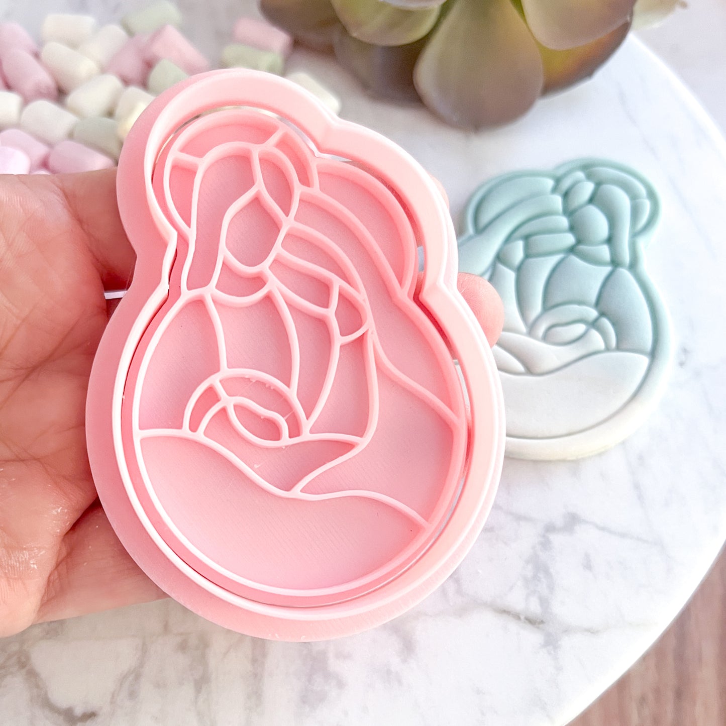 "Nativity Stained Glass" Cookie Cutter & Stamp