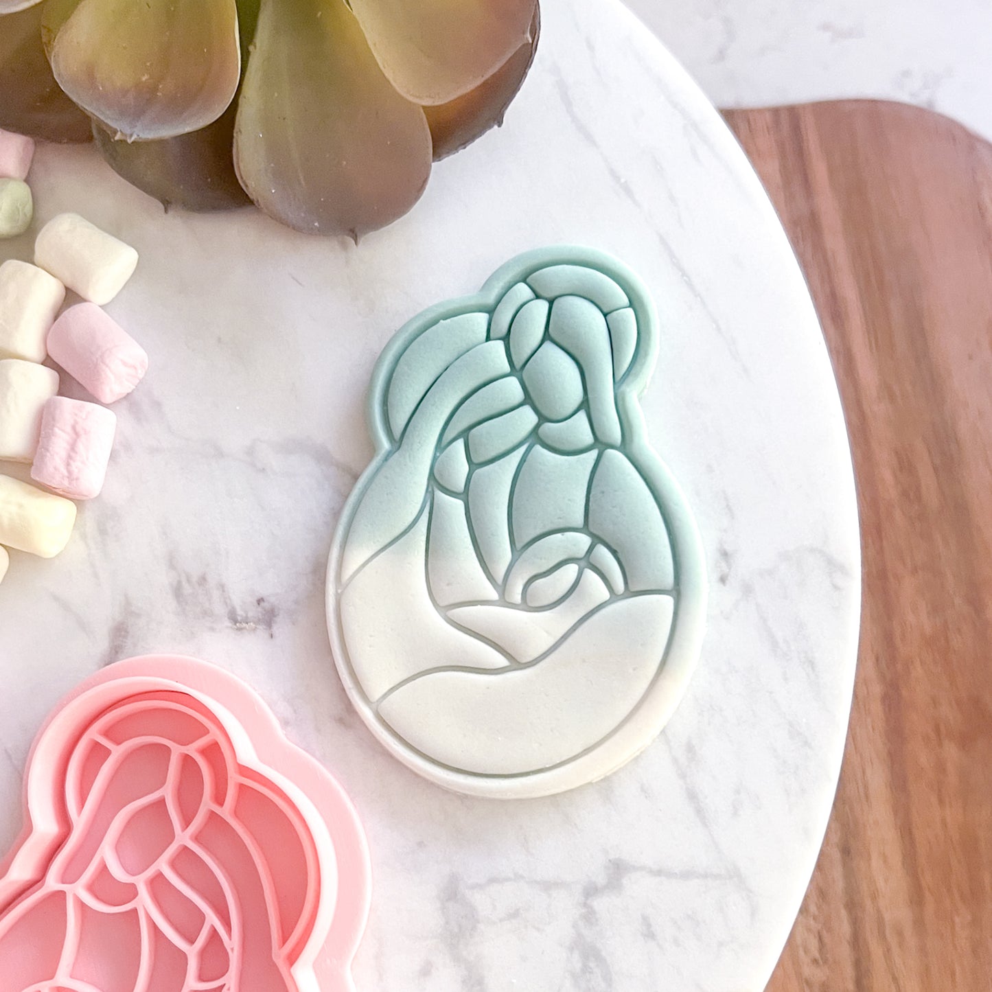 "Nativity Stained Glass" Cookie Cutter & Stamp