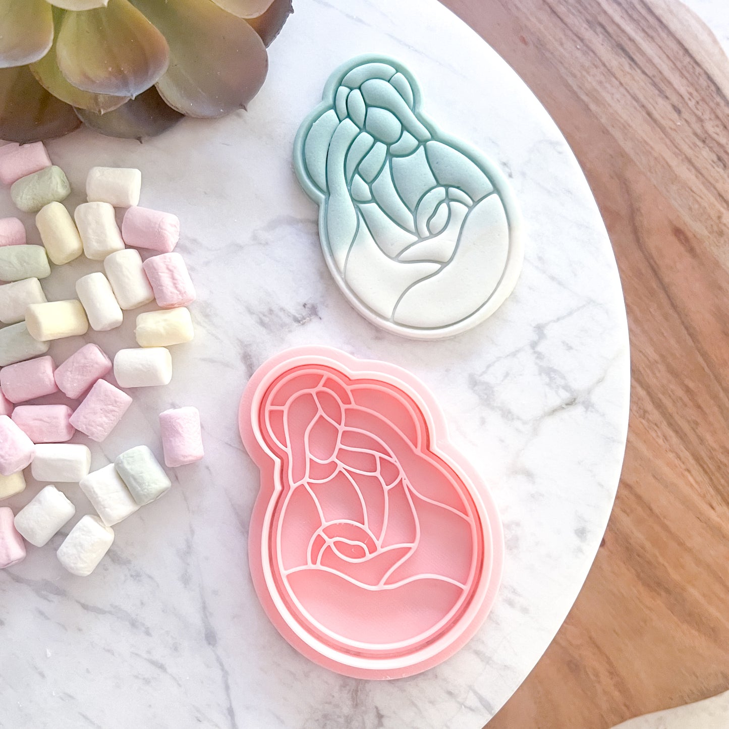 "Nativity Stained Glass" Cookie Cutter & Stamp