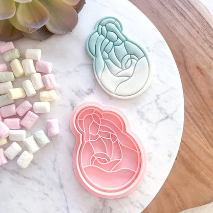 "Nativity Stained Glass" Cookie Cutter & Stamp