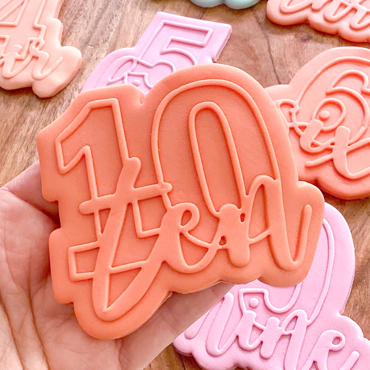 Ten - Cookie Cutter & Stamp