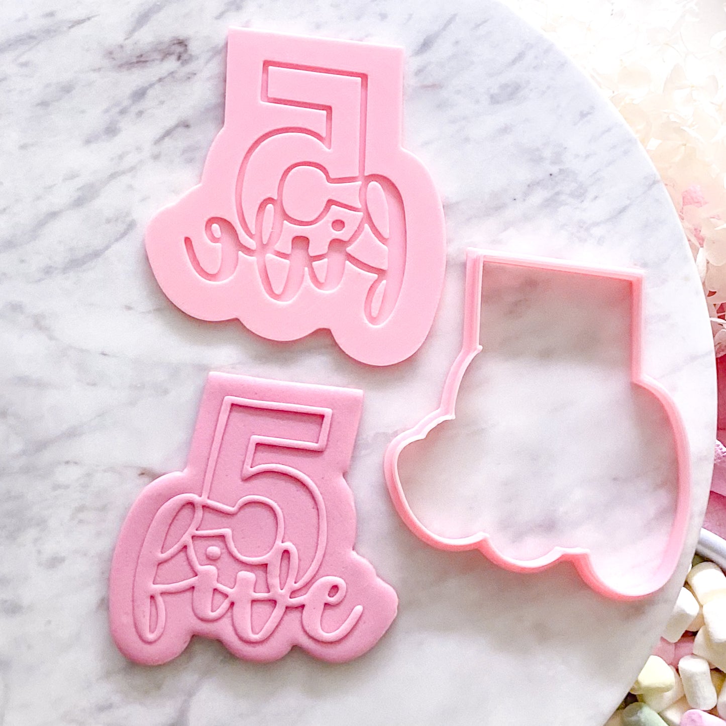 Five - Cookie Cutter & Stamp
