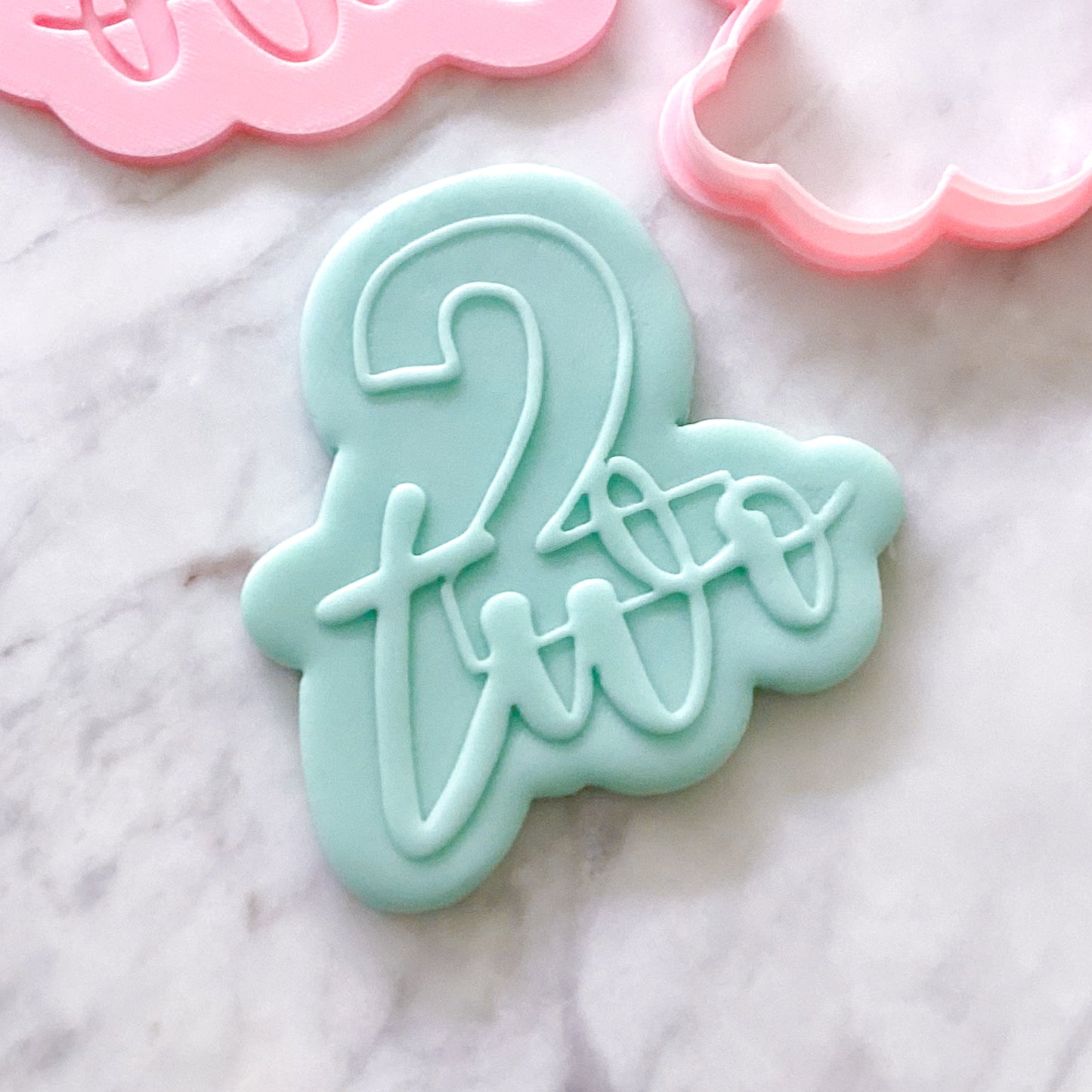 Two - Cookie Cutter & Stamp