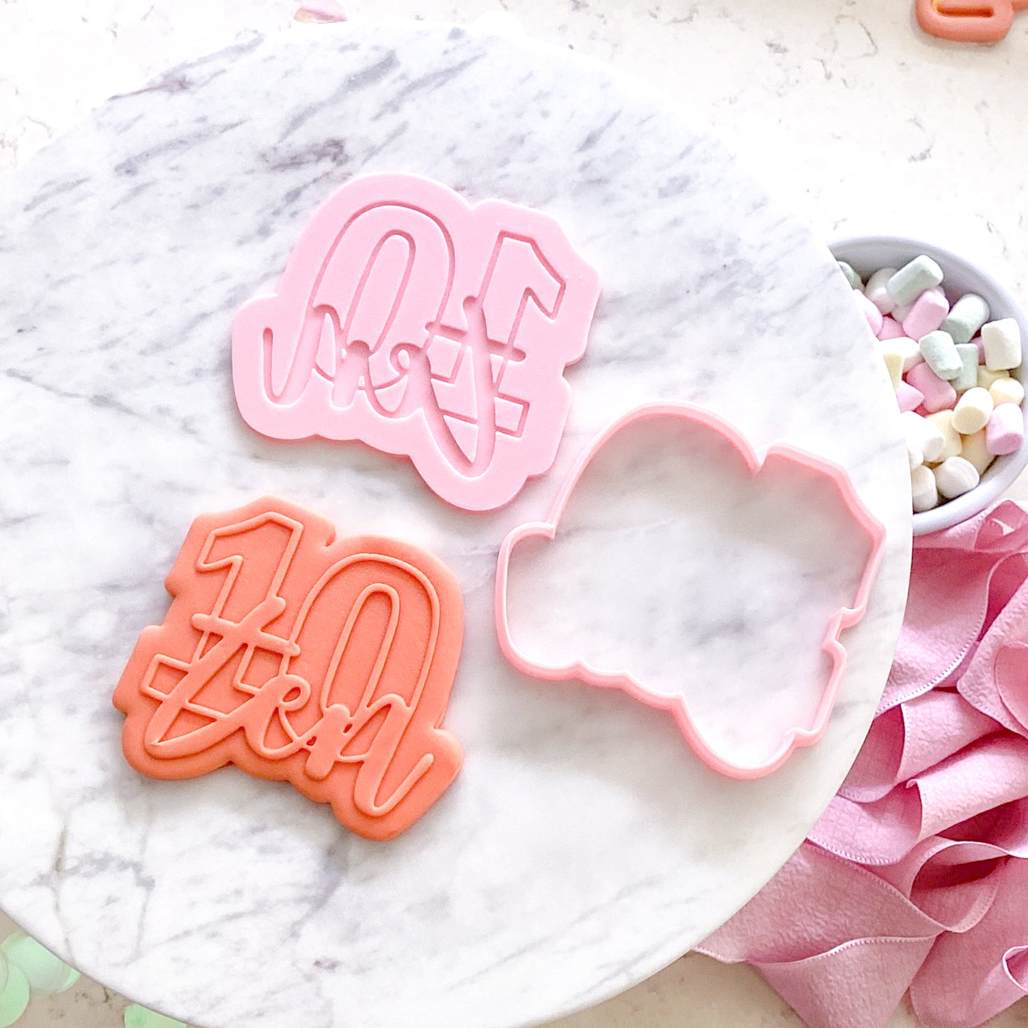 Ten - Cookie Cutter & Stamp
