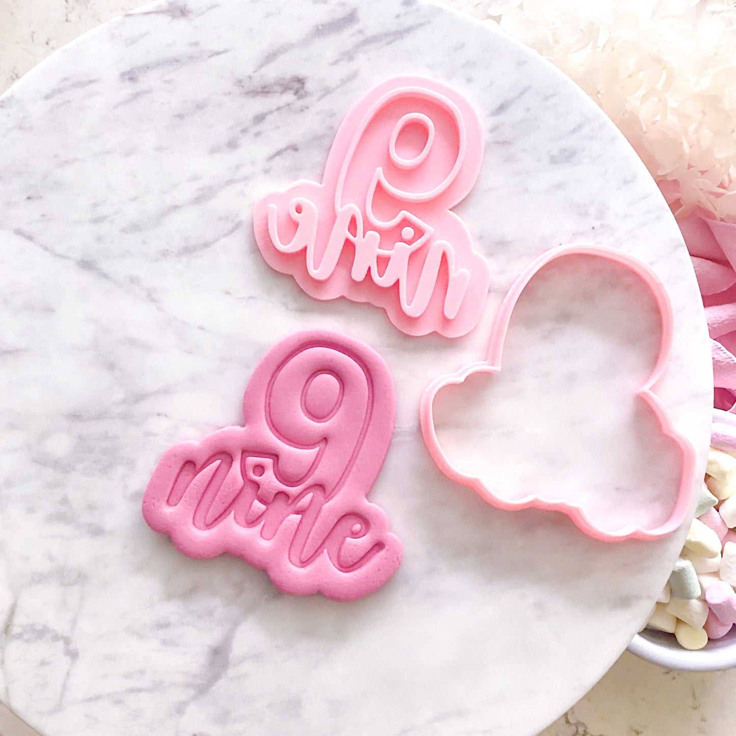 Nine - Cookie Cutter & Stamp