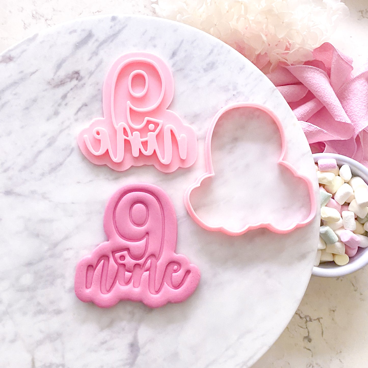 Nine - Cookie Cutter & Stamp