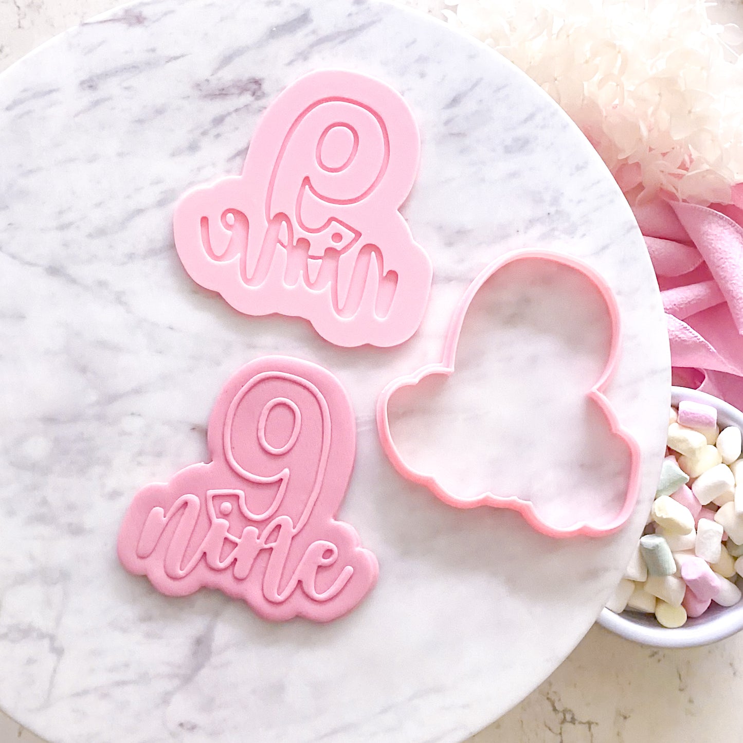 Nine - Cookie Cutter & Stamp
