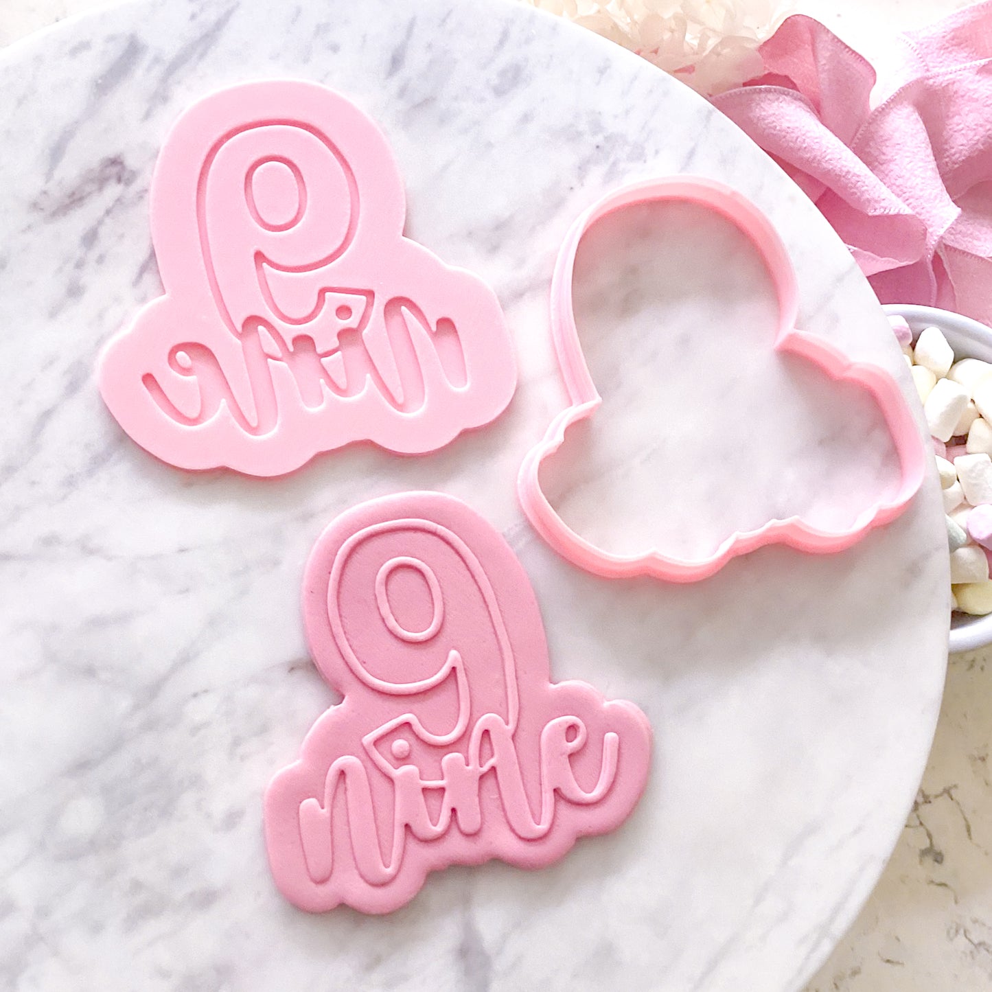 Nine - Cookie Cutter & Stamp