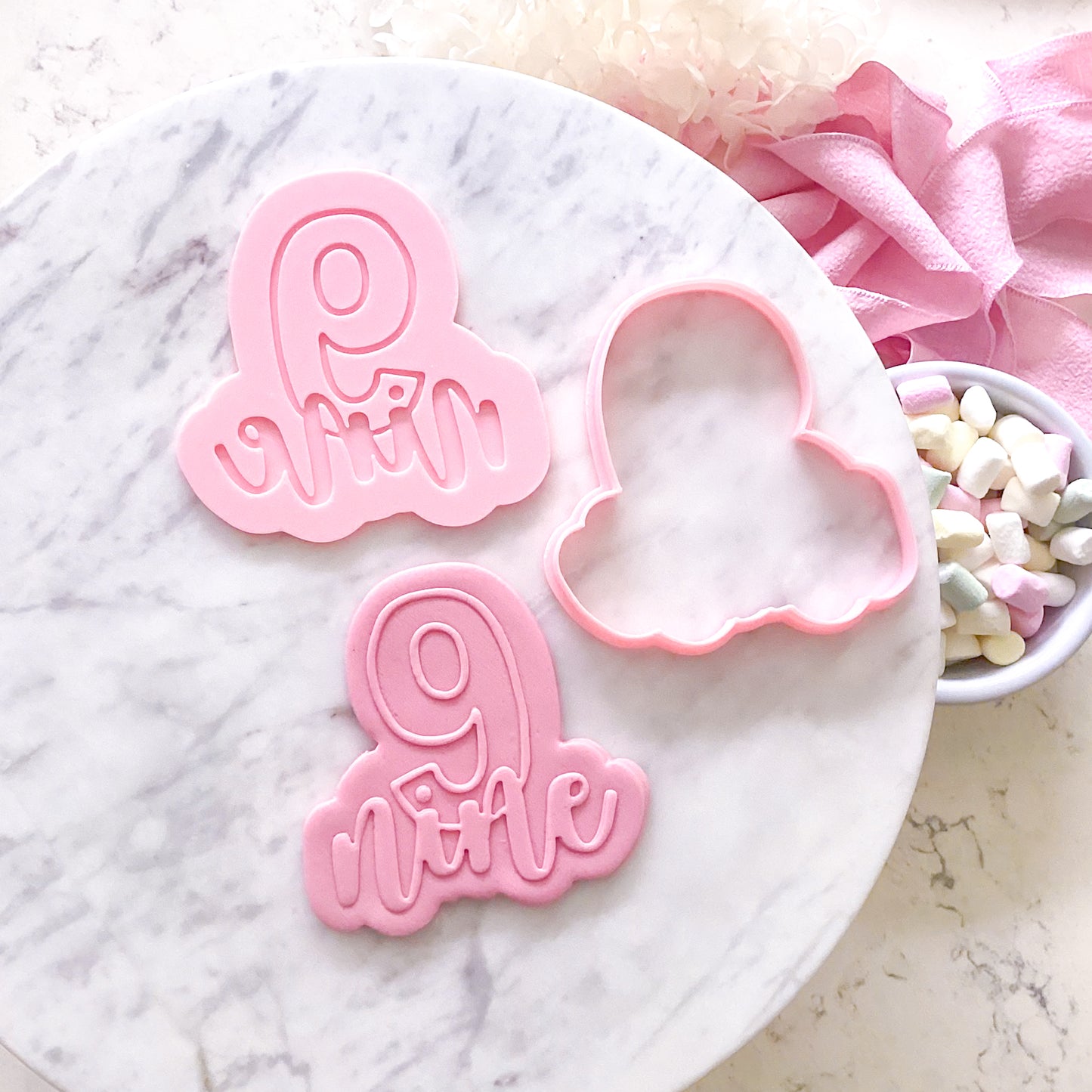 Nine - Cookie Cutter & Stamp