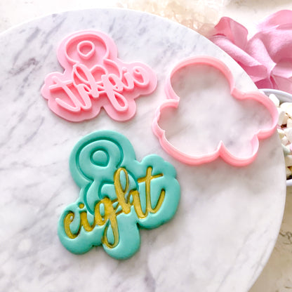 Eight - Cookie Cutter & Stamp