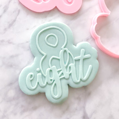 Eight - Cookie Cutter & Stamp