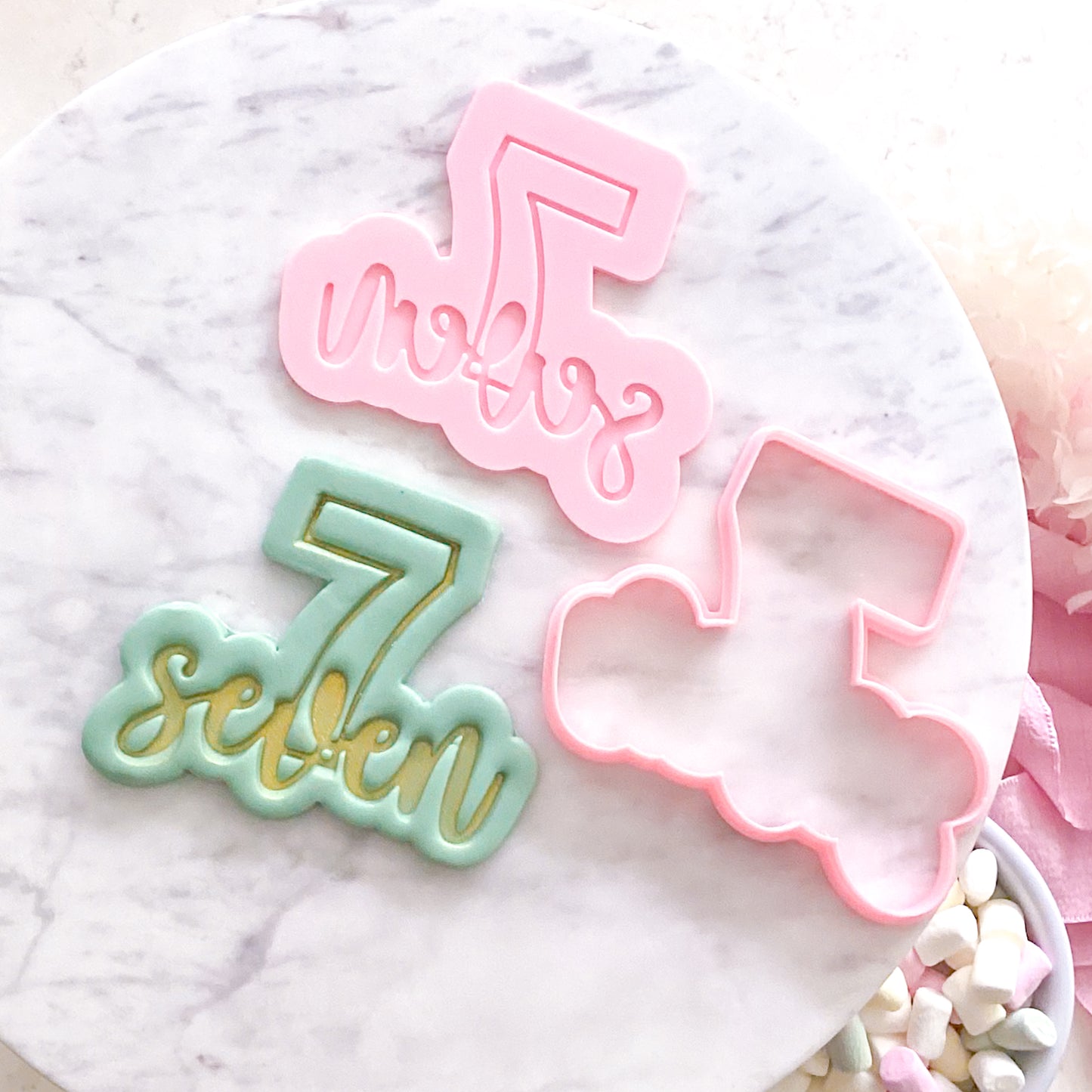 Seven - Cookie Cutter & Stamp