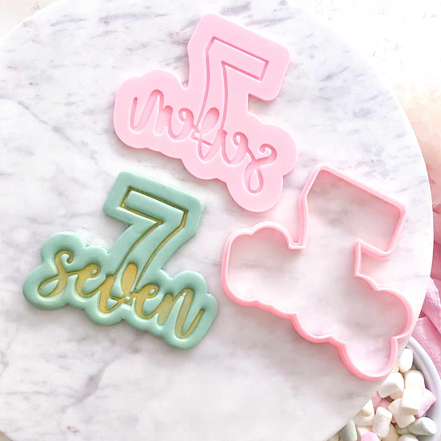 Seven - Cookie Cutter & Stamp