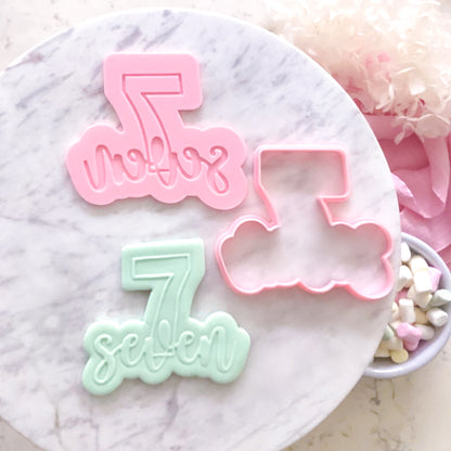 Seven - Cookie Cutter & Stamp