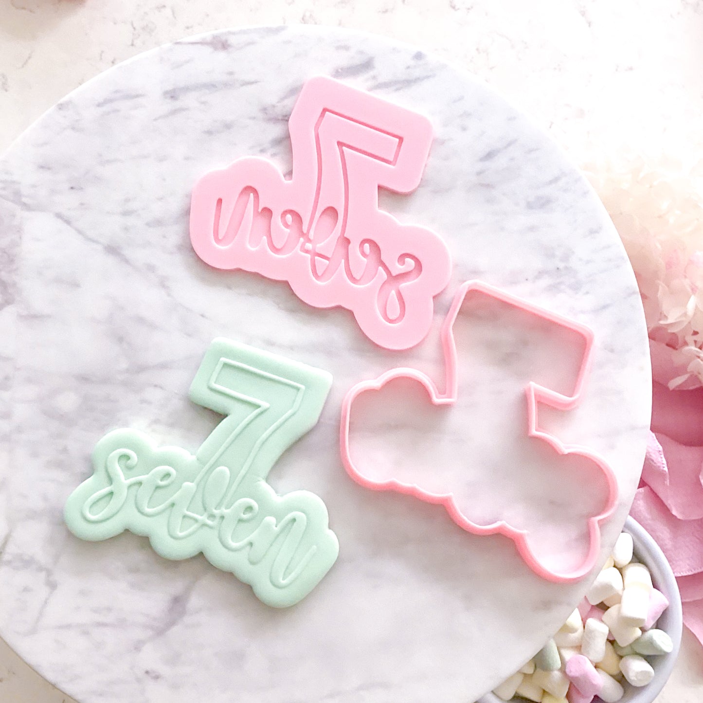 Seven - Cookie Cutter & Stamp