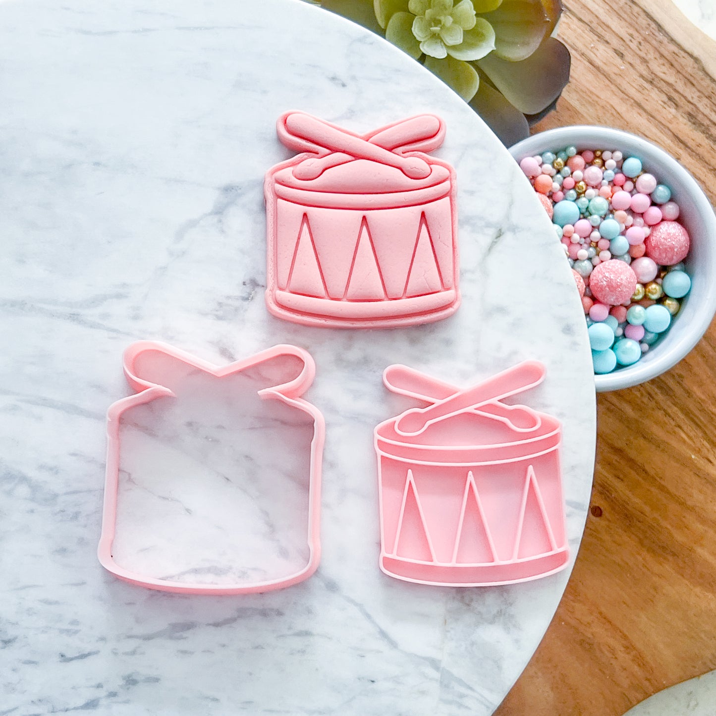 "Drum" Cookie Cutter & Stamp