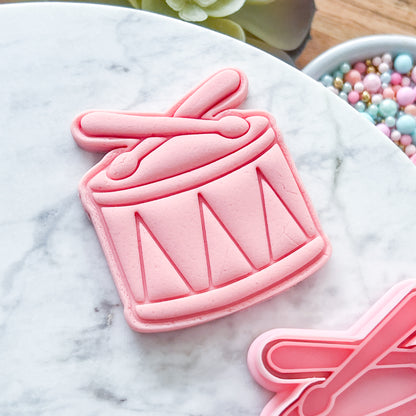 "Drum" Cookie Cutter & Stamp