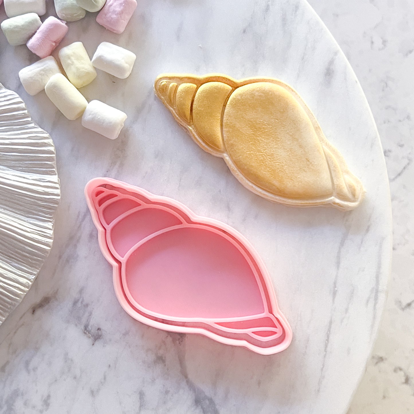 "Shell #3" Cookie Cutter & Stamp