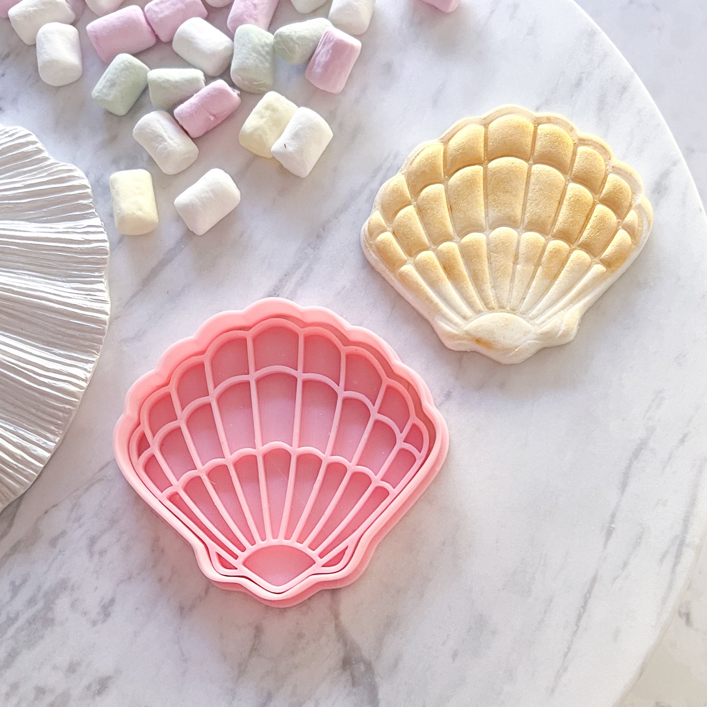 "Shell #2" Cookie Cutter & Stamp