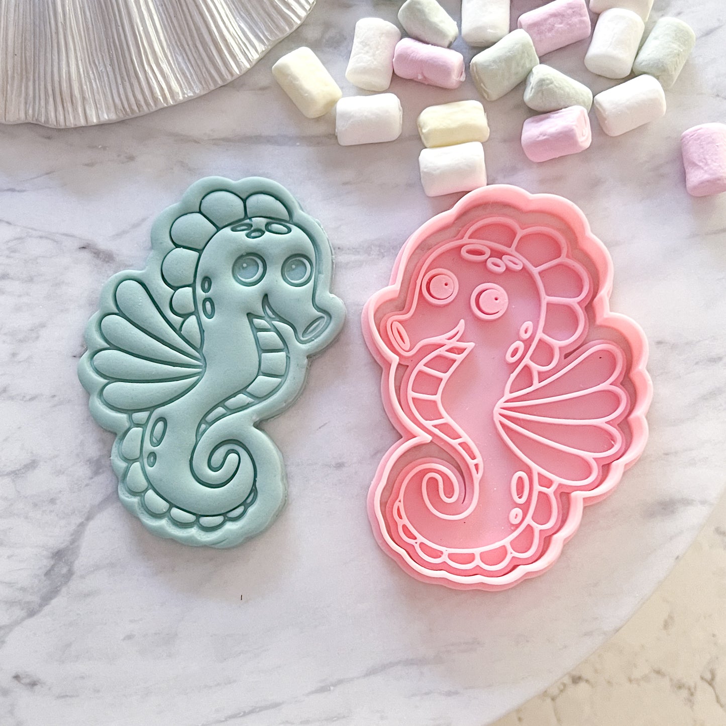 "Seahorse" - Cookie Cutter & Stamp