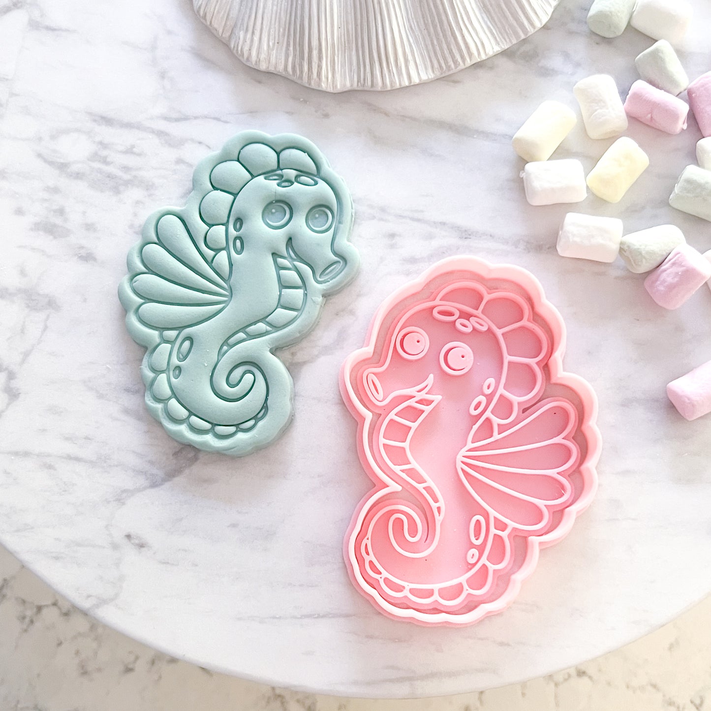 "Seahorse" - Cookie Cutter & Stamp