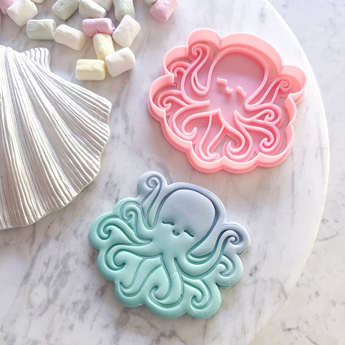 "Octopus" - Cookie Cutter & Stamp