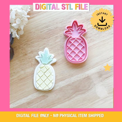 "Pineapple" - Cookie Cutter & Stamp